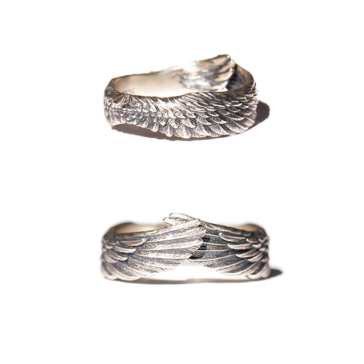 NOIR ANGEL WING RING