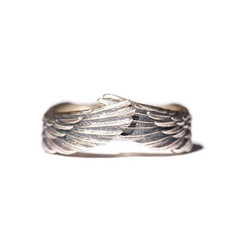 NOIR ANGEL WING RING