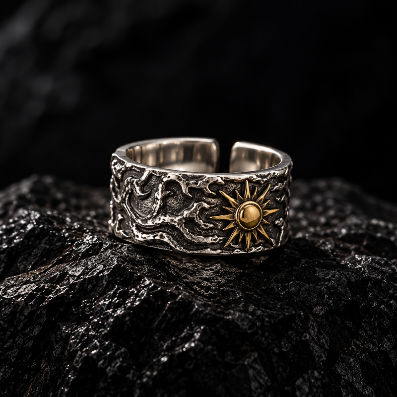 NOIR SOLARIS RING